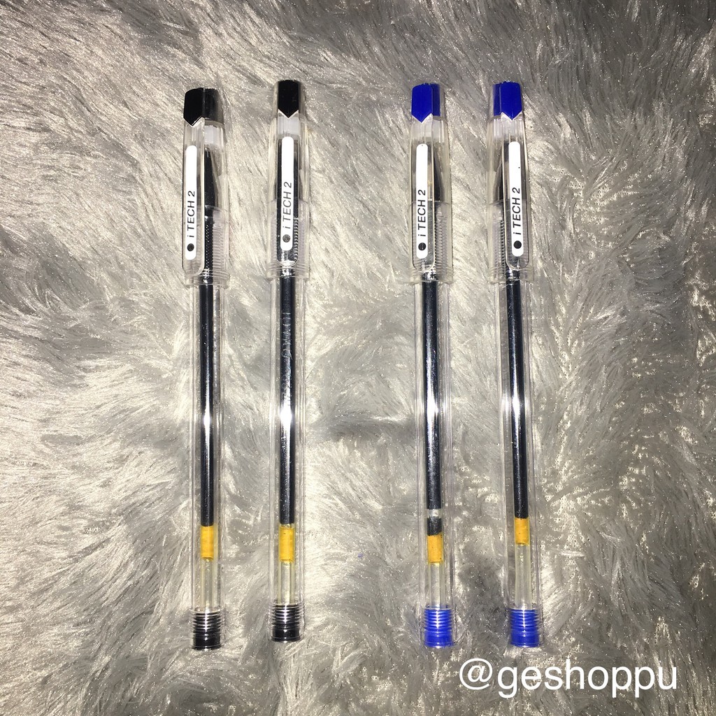 

[NEW] Joyko Gel Pen Pulpen iTech 2 0.28mm Hitam & Biru