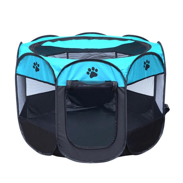 Kandang Kucing Portable Kandang Anjing Lipat Bahan Oxford 65 x 65 x 45 cm