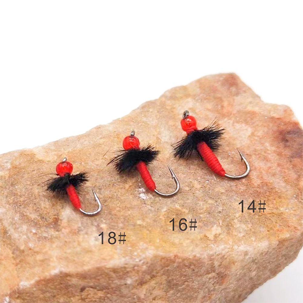 Top 5pcs Buatan Insect Lure DIY Kait Alat Pancing Lalat Kering Semut