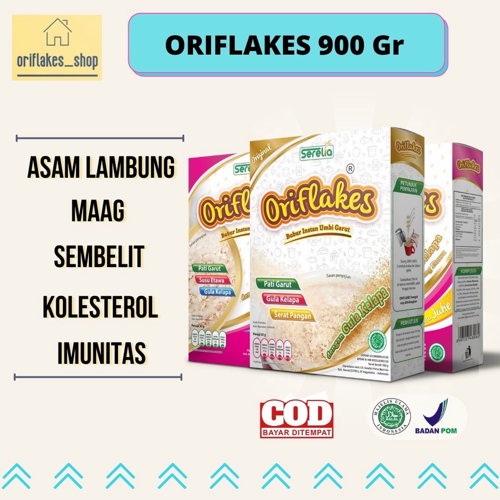 

Oriflakes Maag & Asam Lambung 900 gram