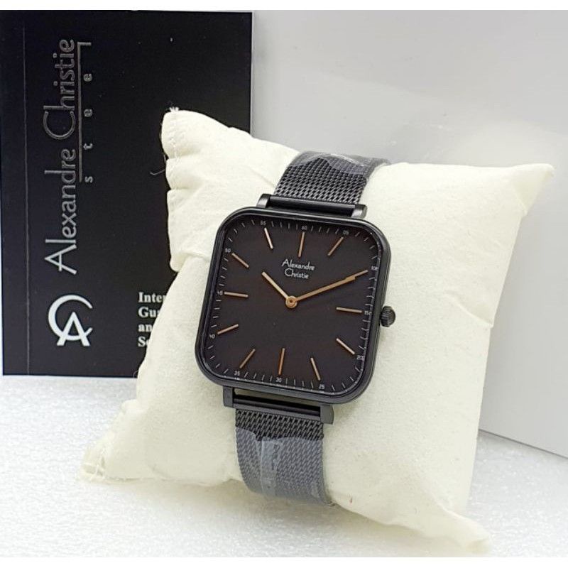 jam tangan alexandre christie ac2825 rantai pasir cewek/wanita original