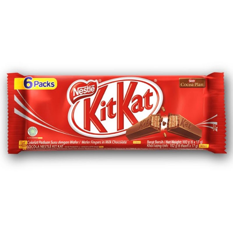 

KIT KAT CHOCOLATE MULTIPACKS 6packs