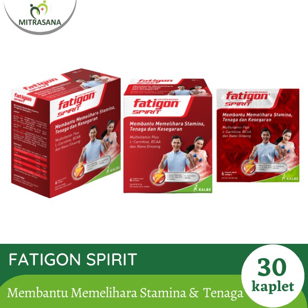 Fatigon Spirit 60 Kaplet - Multivitamin Penambah Stamina