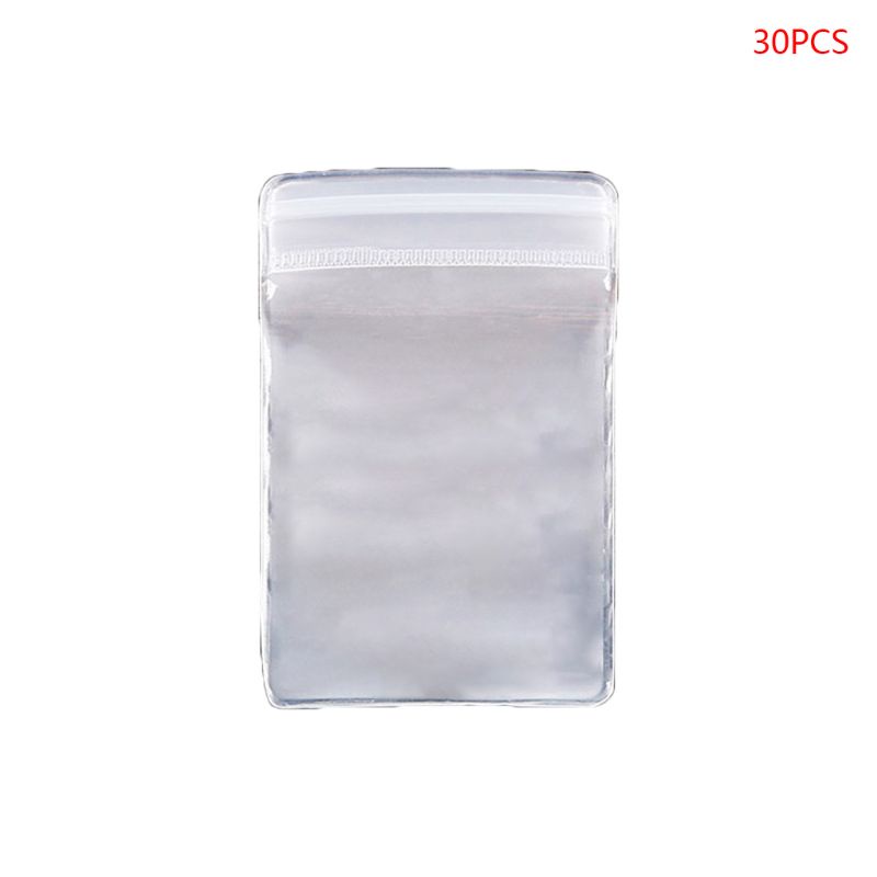Gro Tas Perhiasan Bening Resealable Zipper Plastic Grip Seal Pack Untuk Gelang Anting