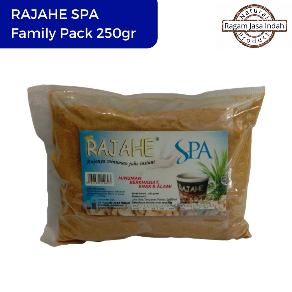 

RAJAHE SPA - Minuman Jahe Instan 250 gram