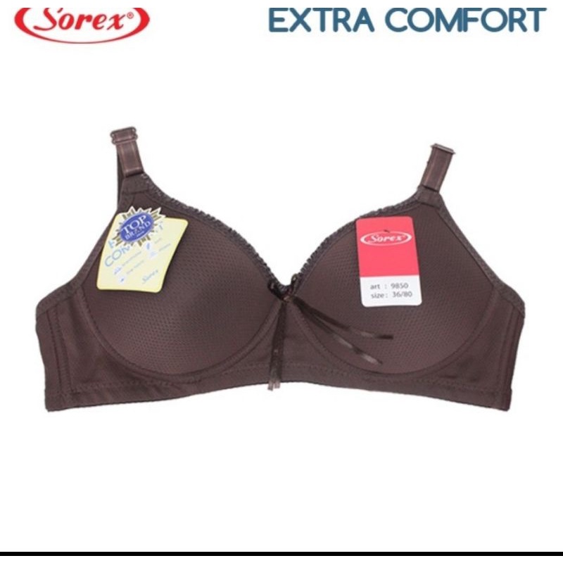 Sorex Bra Extra Comfort 9850 BH Busa Tanpa Kawat Setara Cup B