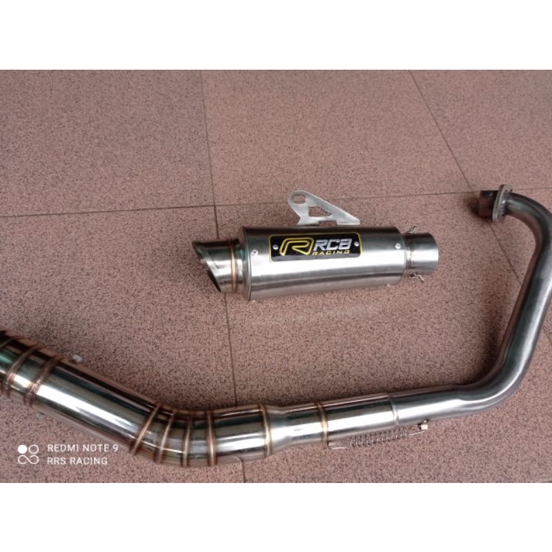 Knalpot rcb racing Vixion , Fu , Sonic , cb new , cb old, MX king , MX old/new, verza, Jupiter , Veg