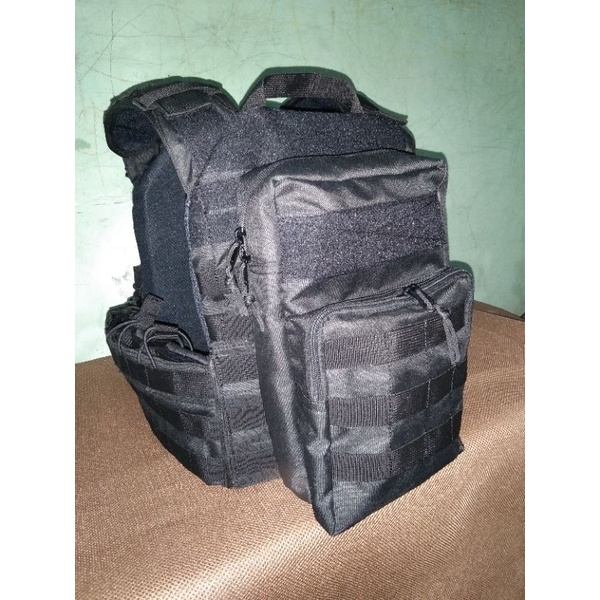 body vest black viper / rompi tactical