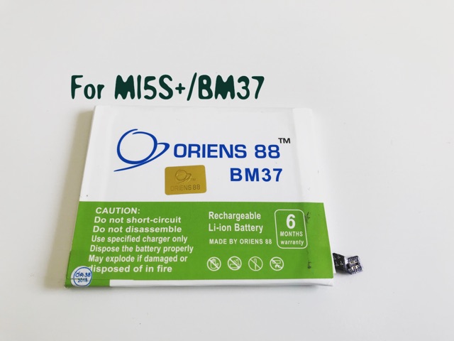 (P) Baterai batre battery Xiaomi Mi 5S plus / Mi5S+ / BM37 double power/IC ORIENS88