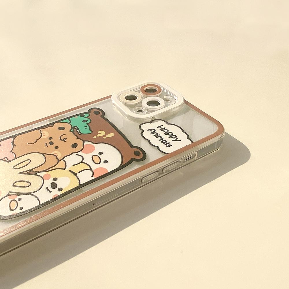 Casing Soft Case Silikon Transparan Motif Kartun Angel Eye Untuk Iphone
