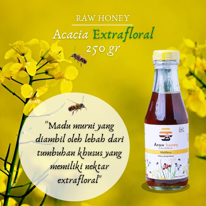 

Raw Honey Extrafloral - Madu murni Organik