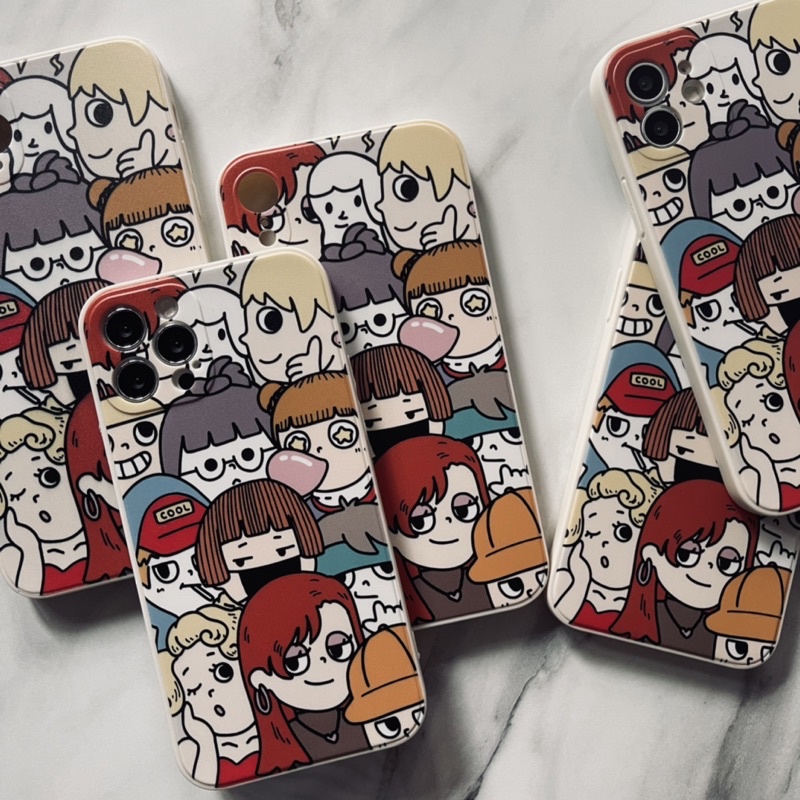 Soft Case Cartoon Anime Character Case iPhone 7 8 PLUS X XR XS 11 12 PRO MAX