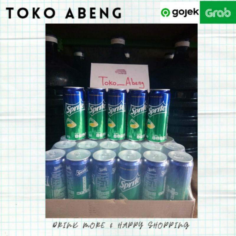 

Sprite Kaleng 330ml 330 ml isi 24 kaleng