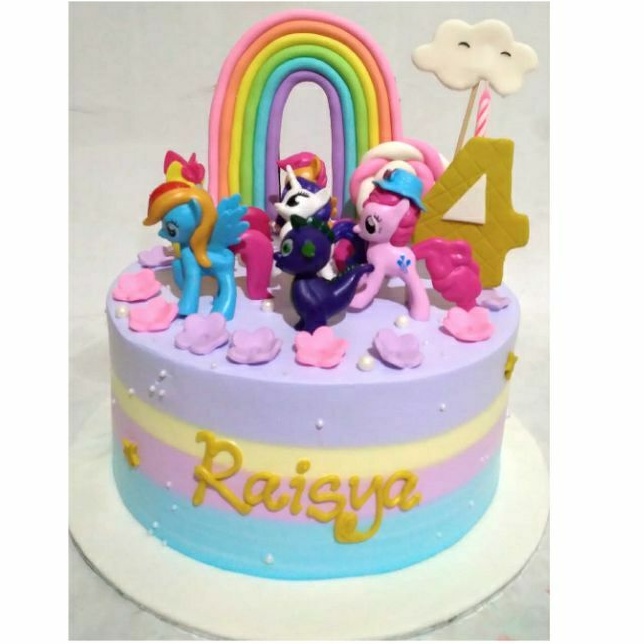 

Cake Little Pony/kue ulang tahun little pony/kue ultah karakter little pony/kue little pony/bday cake/kuda pony/little pony