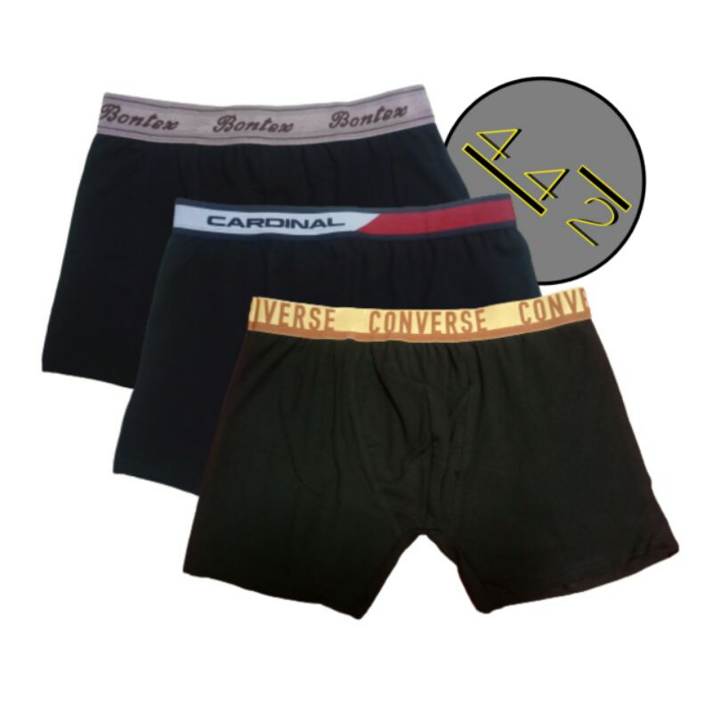 Brief Celana dalam pria Boxer 3 Pcs