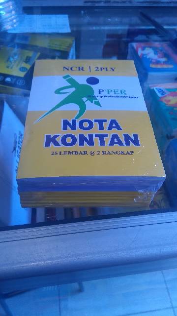 Buku Nota Kontan Kecil 2 Ply NCR / nota kontan 2 rangkap kecil PPER dobel tembus