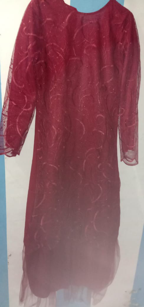 (size M,l,xl,xxl)gamis Andine/ld 102 Cm/gamis Tile/gamis Pesta Kondanga