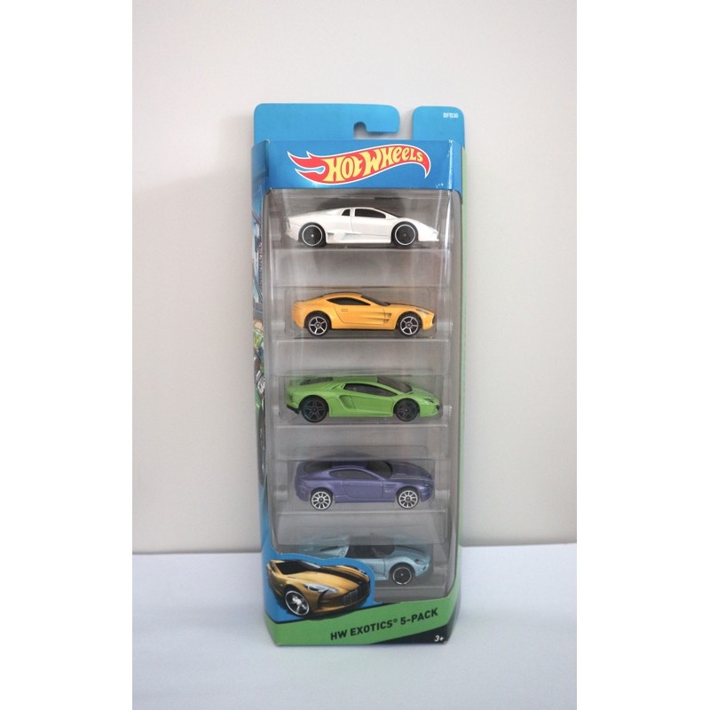 Hot Wheels Gift Pack HW Exotics 5-Pack Workshop