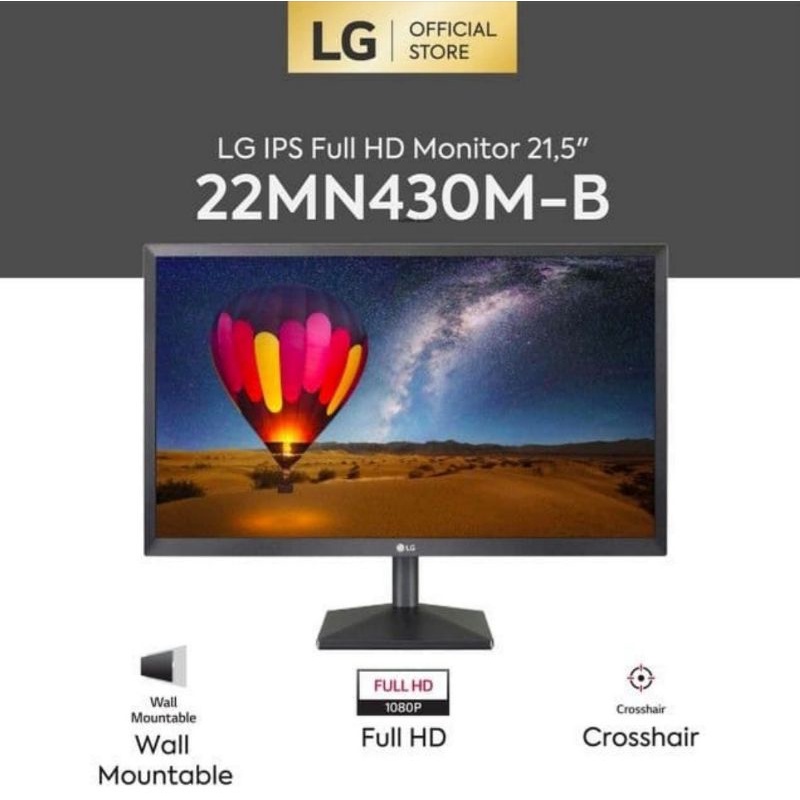 Monitor LED LG 22MN430M 22 inch IPS Full HD / LG 22MN430