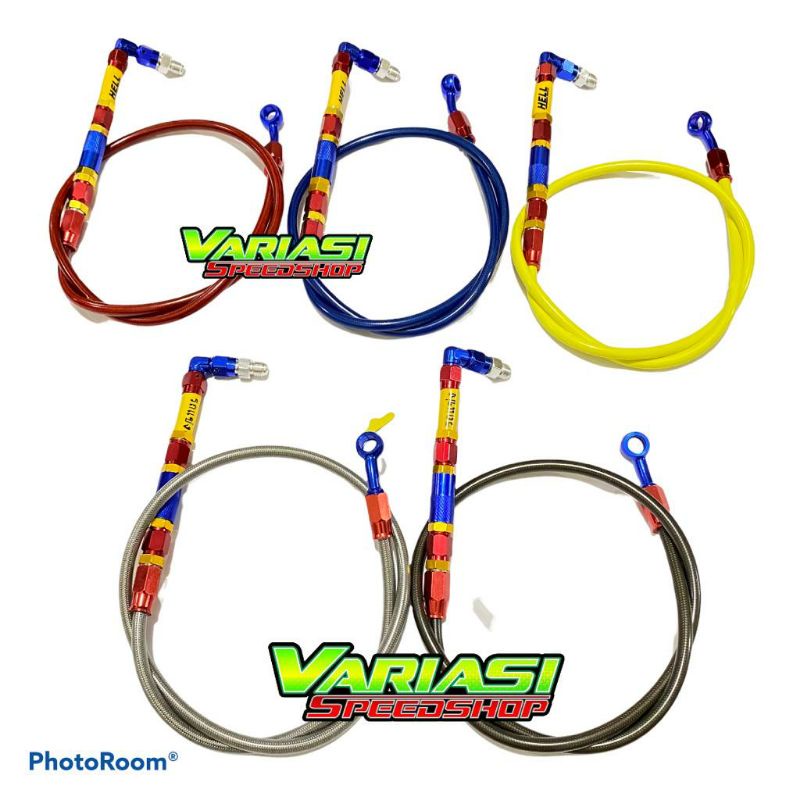 selang rem depan PSI HELL 90Cm universal Mio beat Vixion Vario 125/150