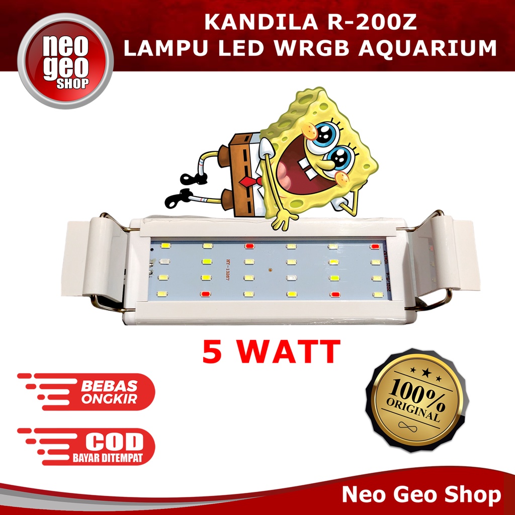 KANDILA R200Z R200 R 200 Z 200Z Lampu LED WRGB Aquarium Aquascape