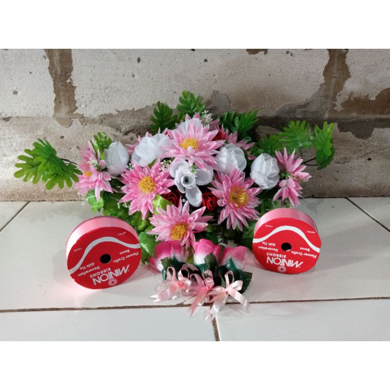 bunga hias mobil pengantin