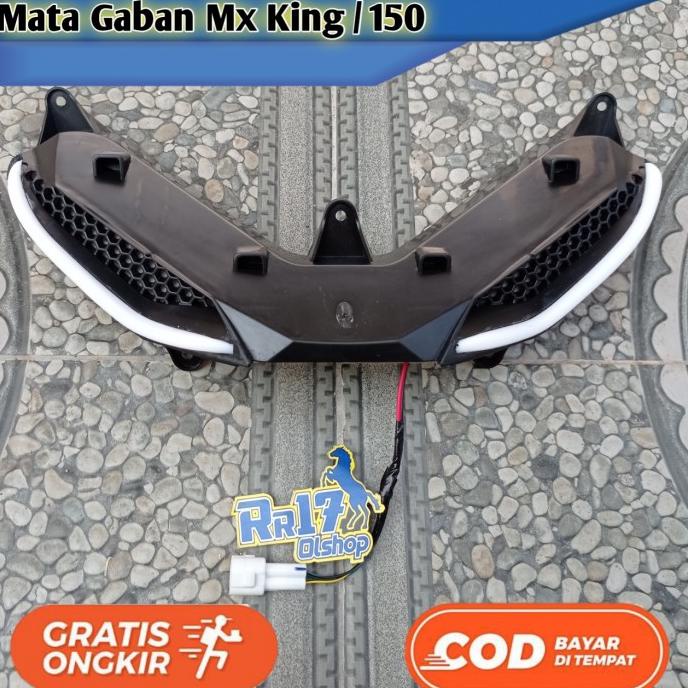 lampu mata gaban mx king mx 150 led alis mx king mx 150