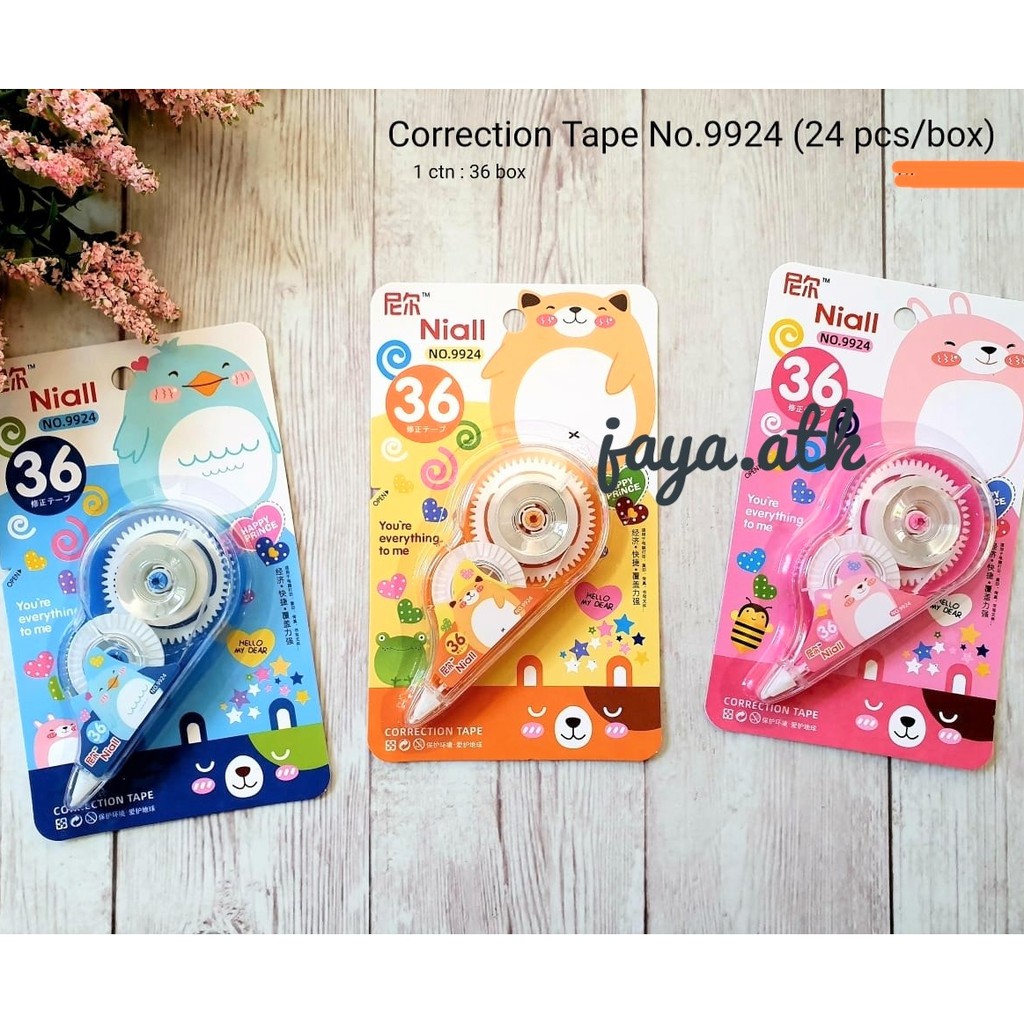 

Correction Tape Kertas Fancy Cute Animal 36 M x 5 mm
