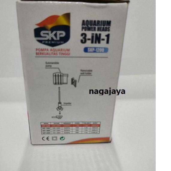 ✈ Pompa filter SKP 1200 premium pompa celup filter aquarium 7 watt ۩