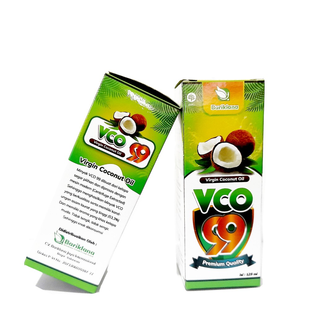 

PREMIUM QUALITY-VCO99 Virgin Coconut oil minyak kelapa murni isi:125ml