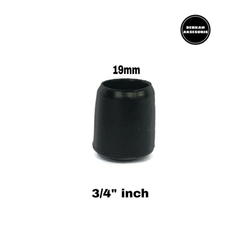 Kaki Karet Pipa untuk Alas Meja dan Kursi 19mm