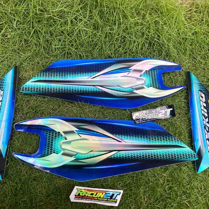 Striping stiker Rx King 2007 biru hologram KWALITAS TERBAIK