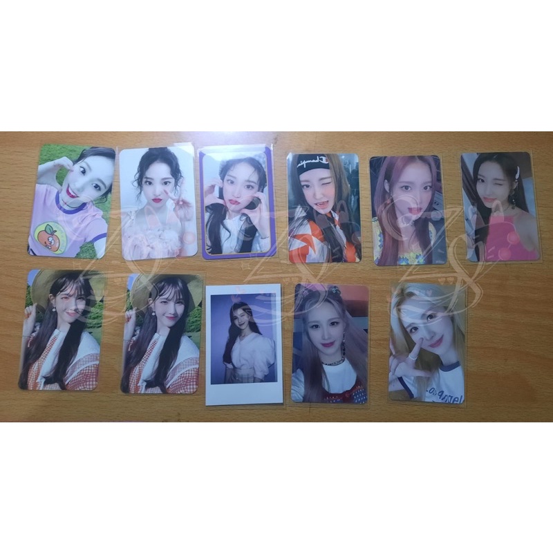 photocard Zoa jaehee we are A B polaroid jump we play we can wave play game holiday pgh e m world na