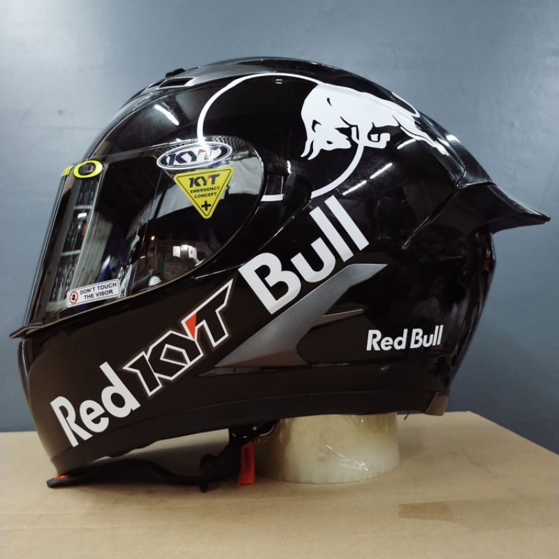 helm full face kyt falcon black glossy Paket Ganteng