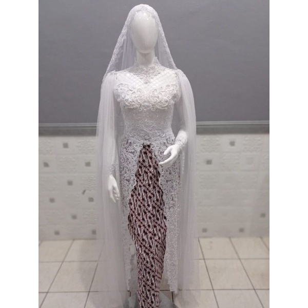 kebaya akad nikah, gaun akad nikah, baju akad nikah