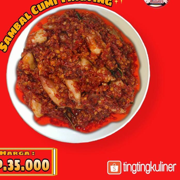 

BEST SELLER SAMBAL CUTING ( Cumi Tingting) by ayutingting [D46]