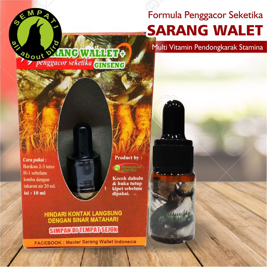 sarang walet penggacor seketika vitamin burung meningkatkan kegacoran  stamina mental tempur