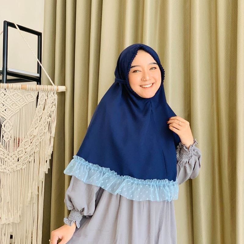 [TERBARU] BERGO LIPIT DOTY  / BERGO MARYAM REMPEL DOTTY FURING JILBAB INSTAN TILE / BERGO LIPIT DOTTY