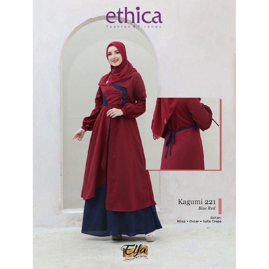 GAMIS ETHICA KAGUMI 221 BLUE RED