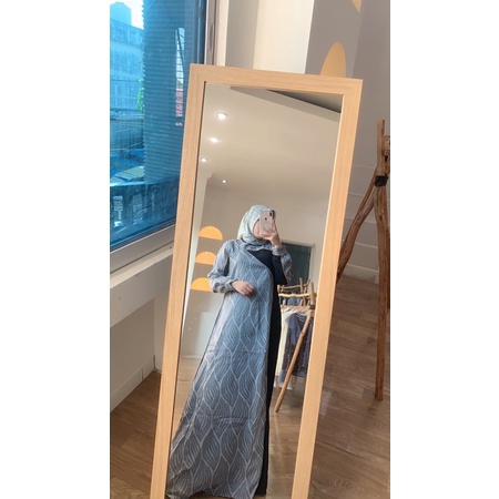 gamis fentahouse motif daun