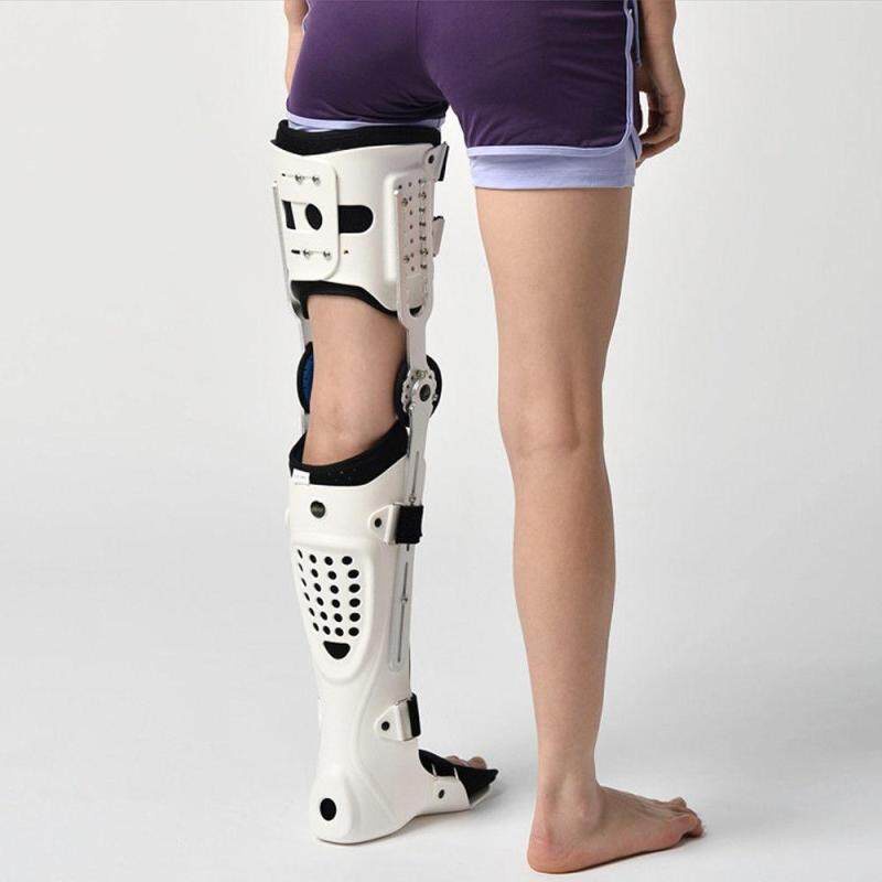 Pergelangan Kaki Lutut Kaki Penyangga Orthosis Brace Adjustable Ĉu Rehabilitasi Univ # Kaki kanan