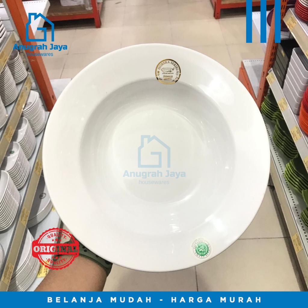 PIRING PASTA 10 P9210 PUTIH HOREKA DRAGON