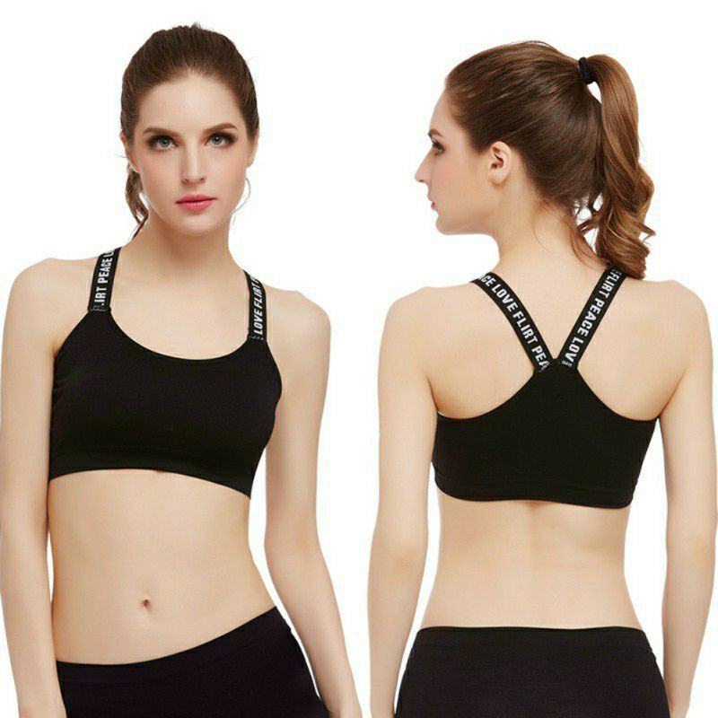 BH Sport Bra Yoga Fitness Senam Zumba Jogging Push Up Yoga Pakaian Dalam Olahraga High Quality BH MH.ID