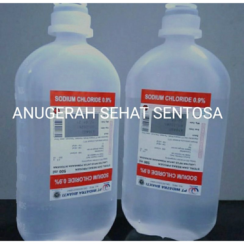 Nacl 500ml 0 9 Cairan Pencuci Hidung Natrium Klorida Sodium Chlorida Shopee Indonesia