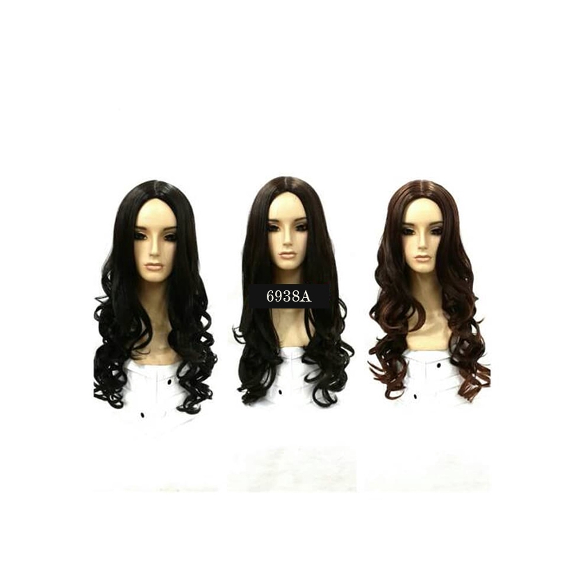 WIG RAMBUT PANJANG CURLY BELAH TENGAH 6938A