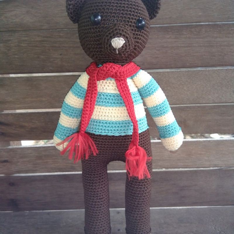 Boneka Rajut Beruang