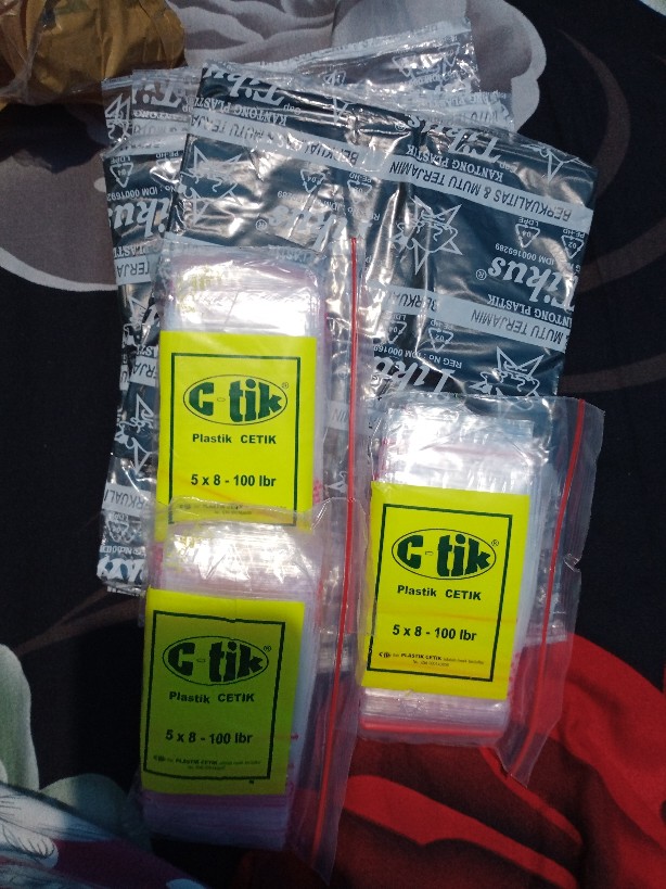 Plastik Klip C-tik 5x8 - 100 Pcs