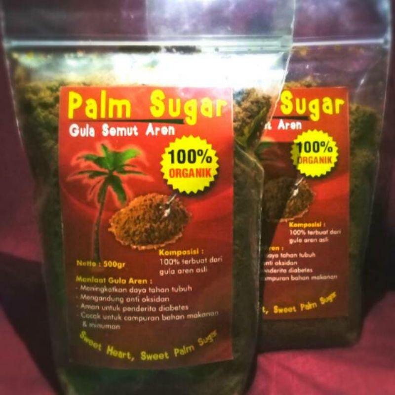 

Gula Semut Aren (palm sugar organic) ukuran 1/4kg