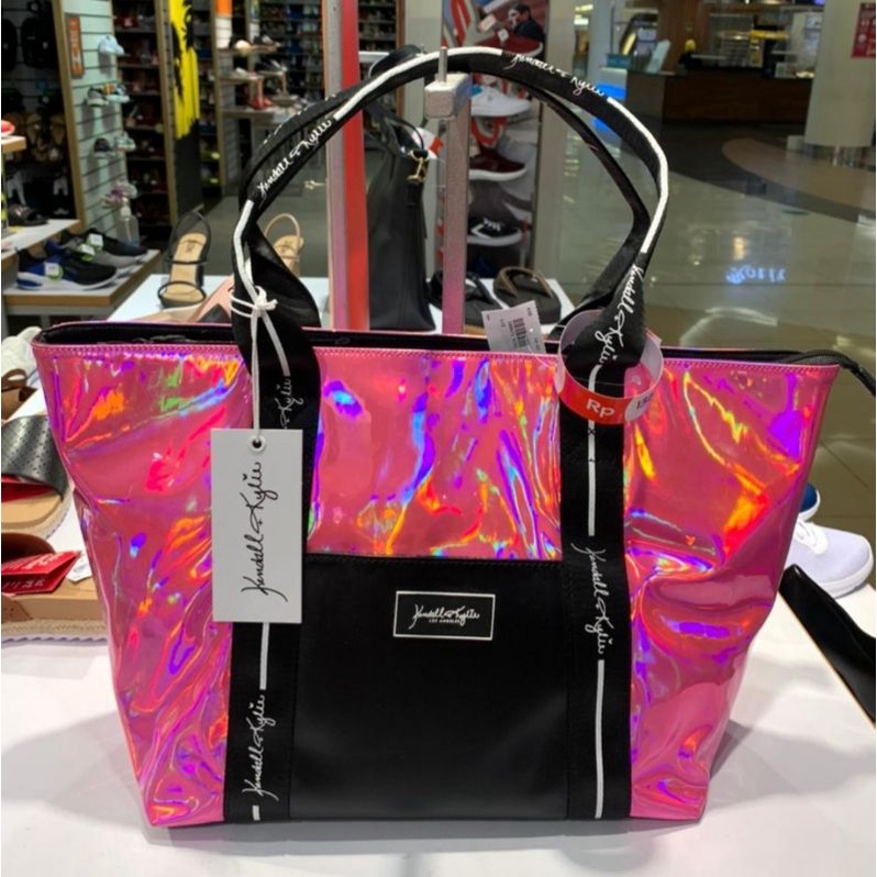 KENDALL & KYLIE KENDALLKYLIE BAG K&K BAG BLACK & PINK NEON