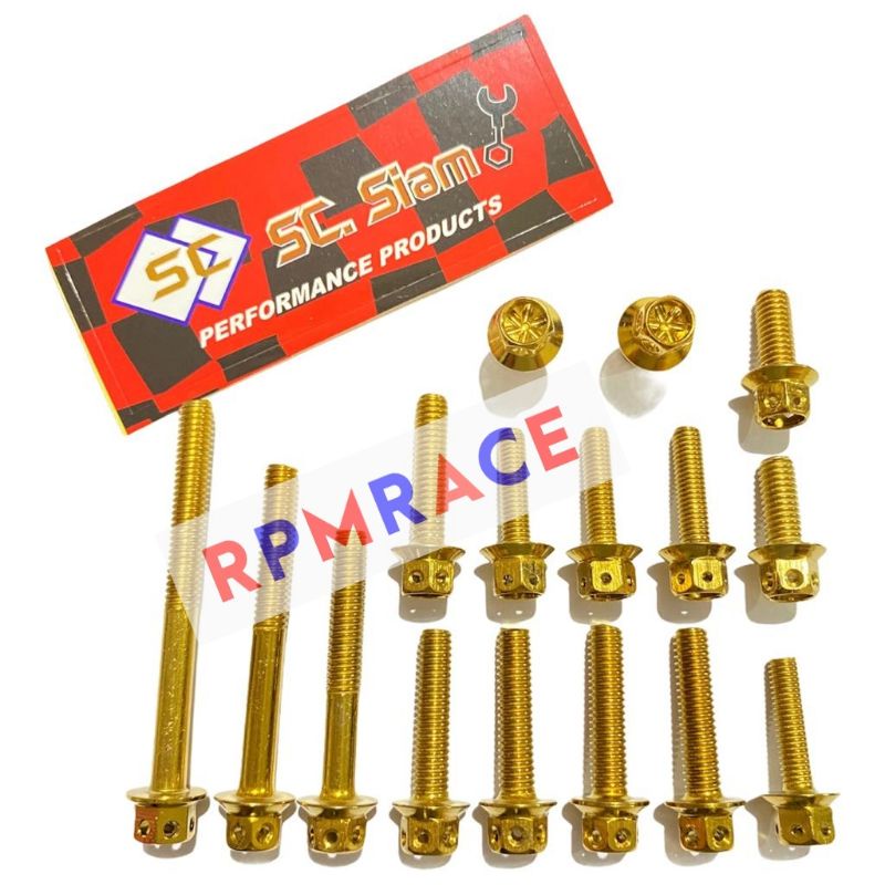 Baut Probolt Cvt Thailand Mio Nouvo Gold Dan Blue Baut Cvt Probolt Mio Nouvo Set